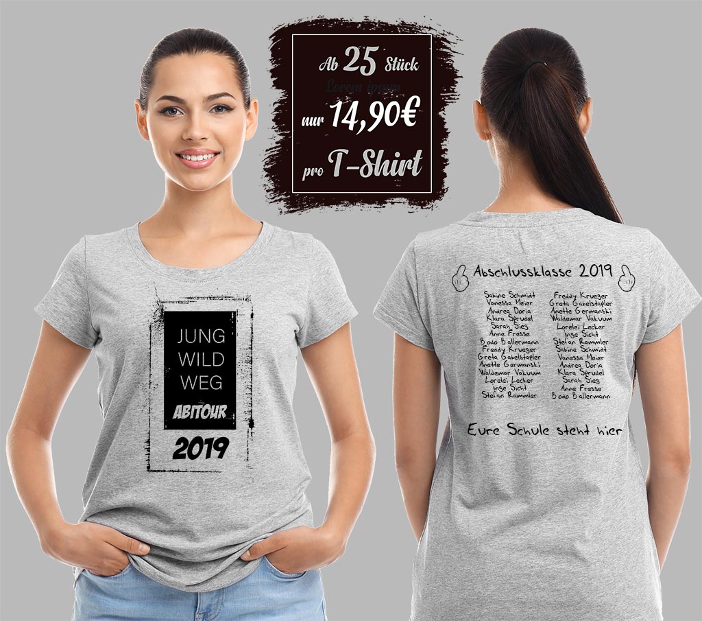 Abishirt Druck Neubrandburg ★ PimpMyStyle ★ T-Shirt's bedrucken Abi shirt Druck Neubrandburg