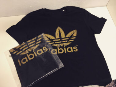 Plastisoldruck 24k Gold Farbe